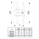 Wentylator kominowy KOM-50/61F - 7050m3/h - FI 500mm