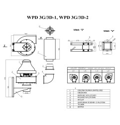 TYWENT Wentylator dachowy przeciwwybuchowy WPD 3G/3D-1 - 1600m3/h - FI 160mm