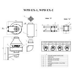 TYWENT Wentylator dachowy przeciwwybuchowy WPD EX-1 - 1600m3/h - FI 160mm