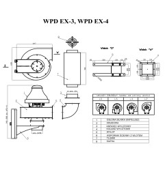 TYWENT Wentylator dachowy przeciwwybuchowy WPD EX-3 - 3900m3/h - FI 200mm