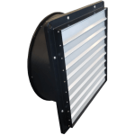 RUDI-Ż Wentylator Ścienny z Żaluzją